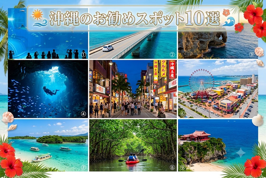 🌺 夏休みの沖縄を満喫！おすすめスポット10選 🌺